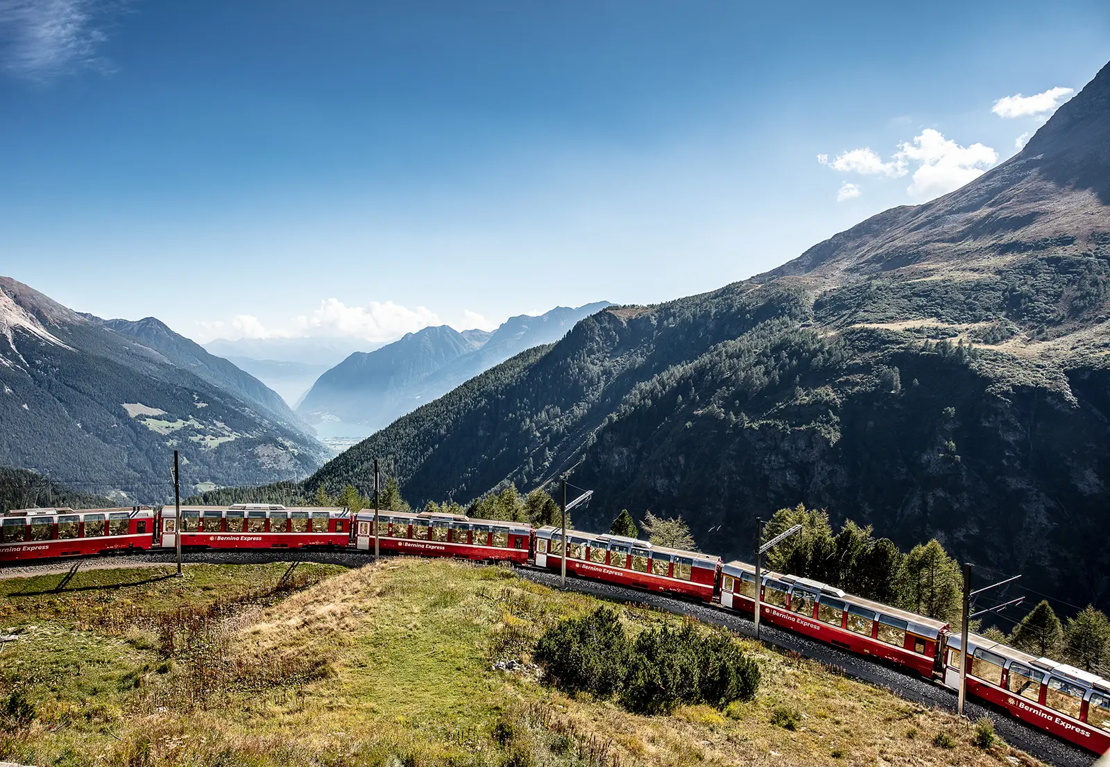 Bernina- und Glacier-Express Bild